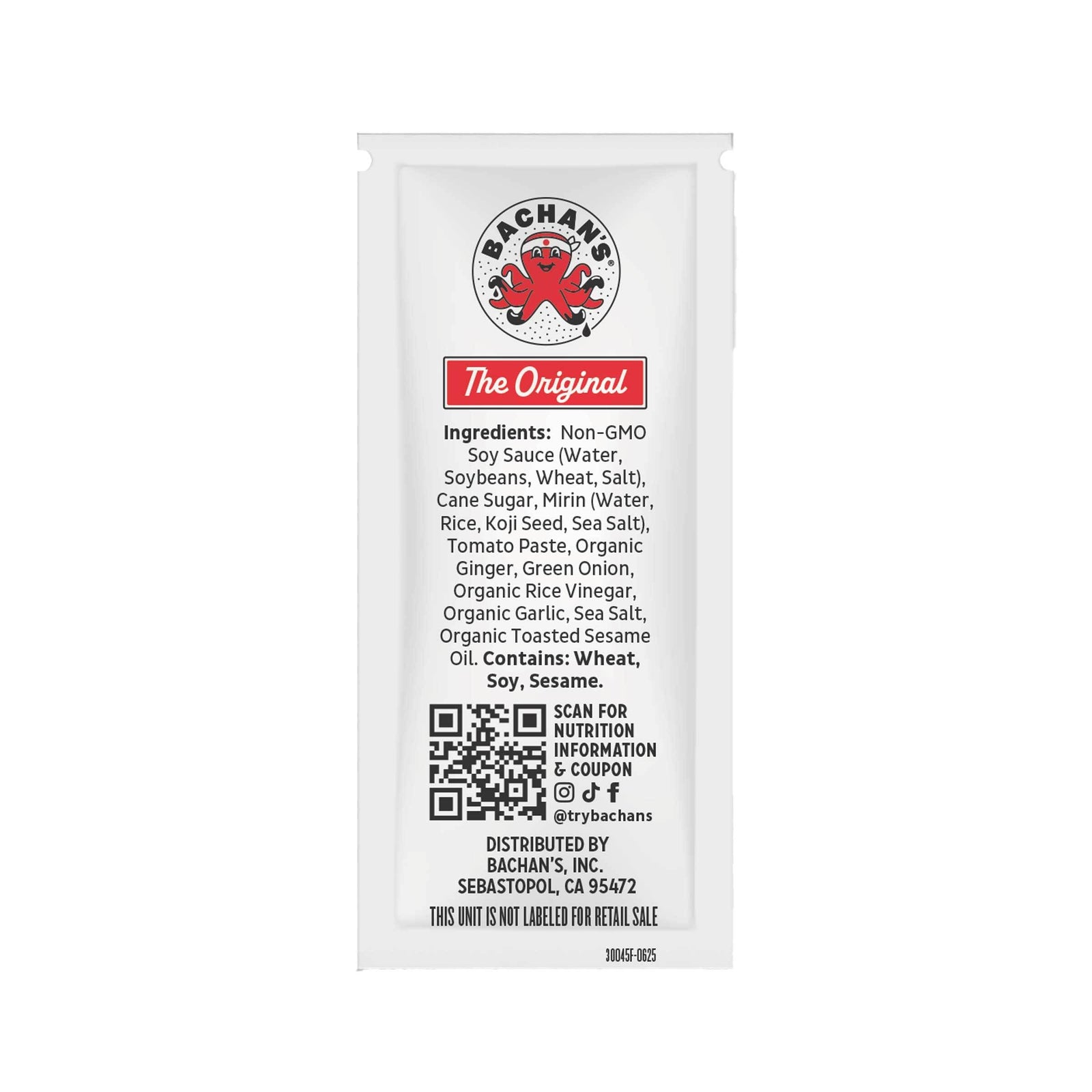 The Original Japanese BBQ Sauce, .35oz - Calm Artisan Sauce Assortment